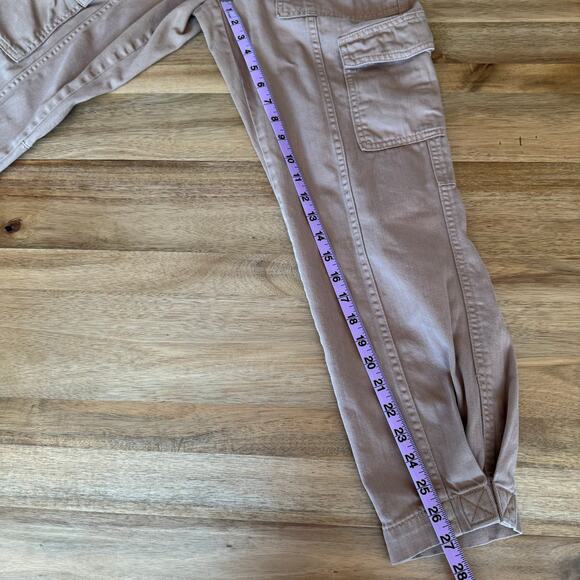 Banana Republic Factory Utility Cargo Pant Size 0 Tan - Picture 12 of 13